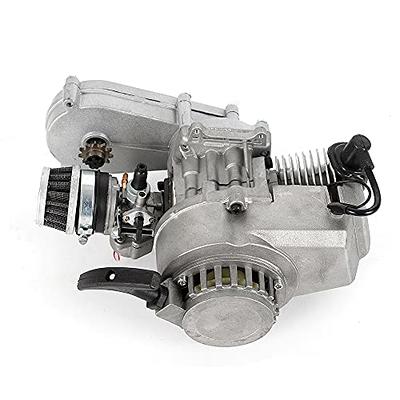 YUNLAIGOTOP 49CC 2 Stroke Aluminum Pull Start Engine Motor for Pocket Pit Dirt  Bike & Mini