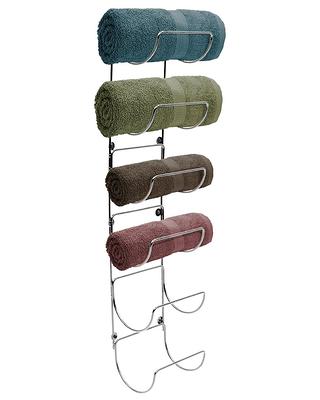 Dyiom Steel Towel Holder for Bathroom Wall - Six Level Wall Mount