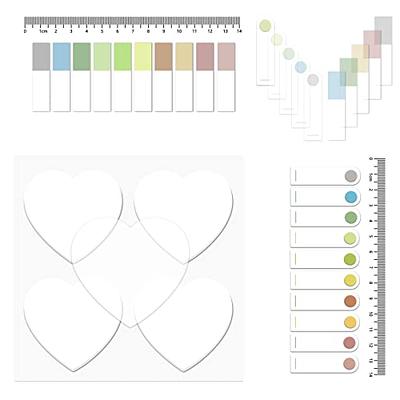 Suck UK Transparent Heart Shaped Sticky Notes