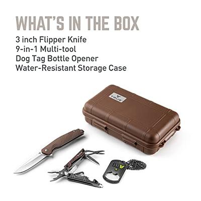 True DAV 4 Piece Support Kit with Flipper Knife, Multi-Tool