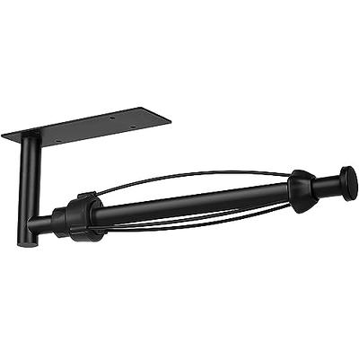 Black Wall-Mounted Industrial Pipe Paper Towel Holder – MyGift