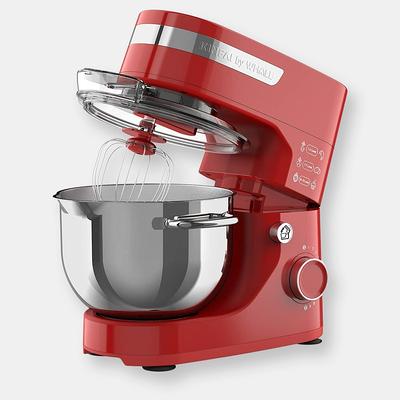 Whall Whall Kinfai Electric Kitchen Stand Mixer Machine with 4.5 Quart Bowl  for Baking, Dough, Cooking, Red - Red - Yahoo Shopping