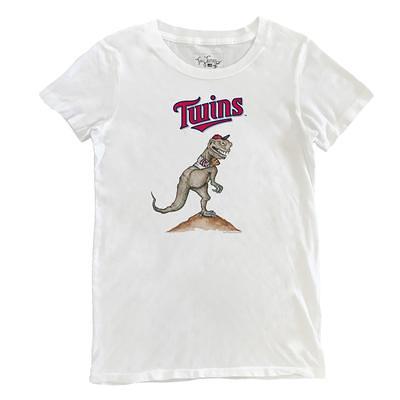 Youth Tiny Turnip White Atlanta Braves TT Rex T-Shirt