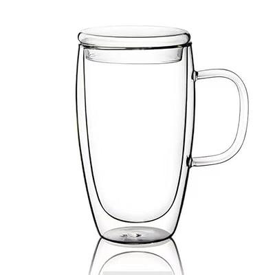 32 oz Double Walled Hospital Mug with Straw Pearl Blue