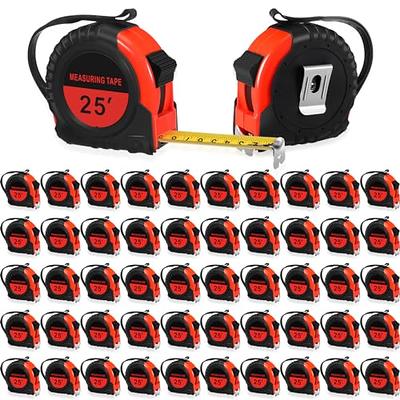 Hoteam 12 Pieces Tape Measure Bulk 25 ft Retractable Measuring Tape Control  Self Lock Tape Measure Easy Read Imperial and Metric Scale Measurement for  Engineer Contractors Designer Builder - Yahoo Shopping