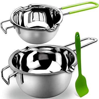 Practical 4 Set Stainless Steel Double Boiler Long Handle Wax