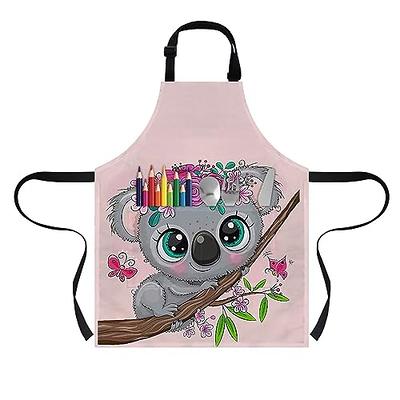 Koala Apron, Koala Aprons With Pockets, Animal Cooking Baking Apron for  Women, Men, Kitchen Chef Gifts, Hostess Gift Ideas 