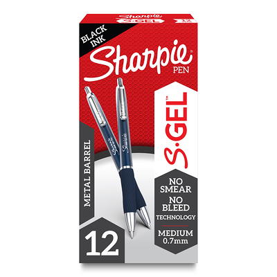 Sharpie Metal Barrel S-Gel Pens, 6-Pack, Medium Point (0.7mm) - Yahoo  Shopping