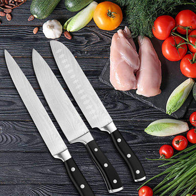 FULLHI Portable 12pcs Butcher Knife Set