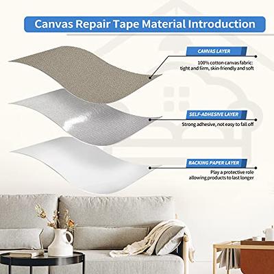 Canvas Repair Patch 16×60 Inch Self-Adhesive Waterproof Fabric Patch for  Sofas, Tents, Furniture,Tote Bags, Car Seats.（Khaki） - Yahoo Shopping