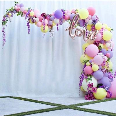 Birthday Party Christening Wedding Large Double Arch Helium Balloon DIY Kit 