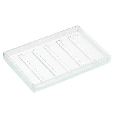 Recycled Glass Soap Dish Clear - Threshold™