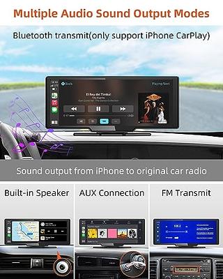 Portable 9.3 Dash Mount Apple CarPlay with 4K Front and Rear 1080P Dash Cam,Wireless  Android Auto Car Play Screen Stereo for Cars, with Backup Camera/Bluetooth/AUX/FM,Head  Unit,Car Audio Receivers - Yahoo Shopping