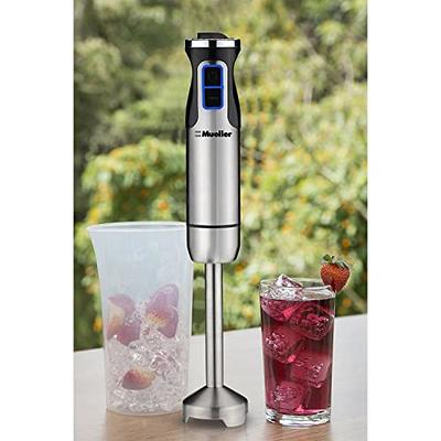 Stick Blender Immersion With Stainless Steel Whisk and Milk Frother  Attachments