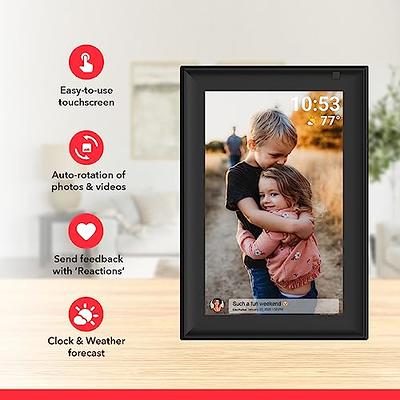  Digital Picture Frame 10.1 Inch Large Digital Photo Frame with  IPS Full HD Touchscreen, 32GB WiFi Smart Frame Share Photos and Videos  Instantly from Anywhere via Frameo App : Electronics