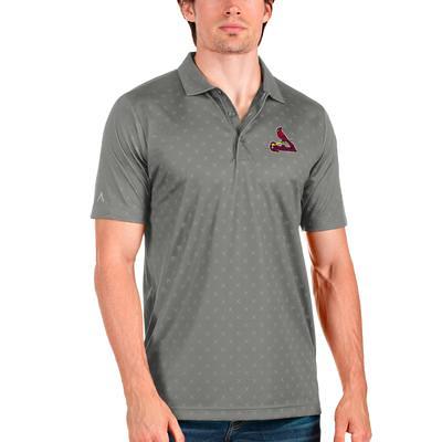 Men's Columbia Gray St. Louis Cardinals Omni-Wick Polo Size: Medium