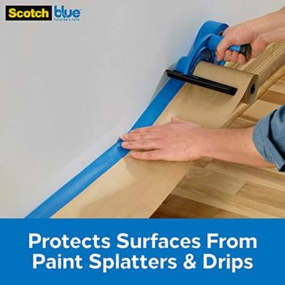 ScotchBlue Painter's Tape and Paper Dispenser, Applies Masking Paper with Painter's  Tape to Protect and Cover Surfaces, Tape Dispenser Includes Plastic Blade,  Fits 12 Inch Masking Paper - Yahoo Shopping