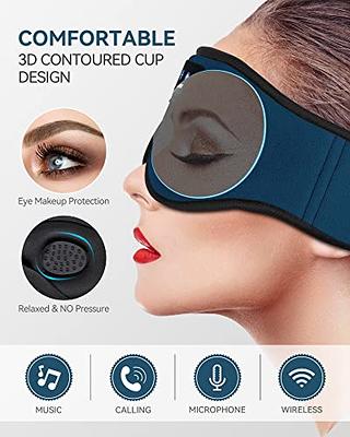 MUSICOZY Sleep Headphones Bluetooth Headband Breathable 3D Sleeping  Headphones, Wireless Music Eye Mask Sleep Earbuds for Side Sleepers Women  Office Air Travel Cool Tech Gadgets Unique Gifts 