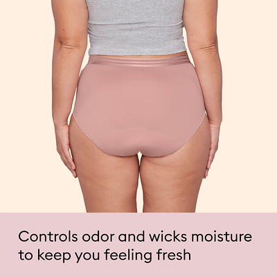 Thinx Leaks Underwear Reusable Bladder Leak, Hi-Waist, Light Absorbency,  Rose