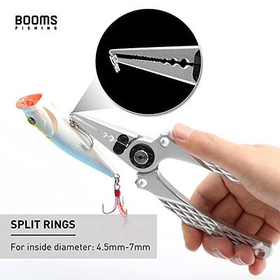 Booms Fishing X12 Aluminum Fishing Pliers Saltwater Split Ring