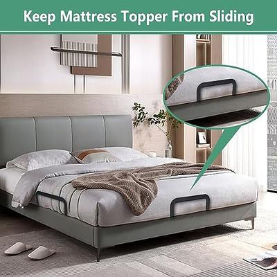  GYGhaoho 3 Pcs Black Mattress Retainer Bar, Keep Mattress  Topper from Sliding, Stopper to Prevent Sliding Holder in Place, Anti Slip  Mattress Gripper, Soft Bed Mattress Handle Bracket : Home 