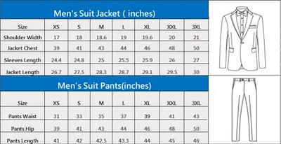 Mens Suits Regular Fit 2 Piece Royal Blue Suit Prom Homecoming