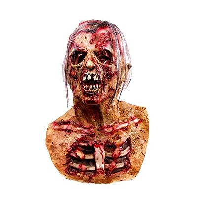 Halloween Monster Dead Smiling Demons Zombie Scary Face Mask Latex Horror