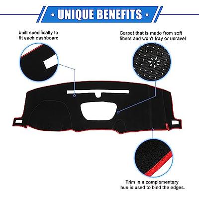 VekAuto Dashboard Dash Cover Compatible for Chevy Silverado 2019-2022,  Durable Polyester Red Front Dash Cover Mat - Yahoo Shopping