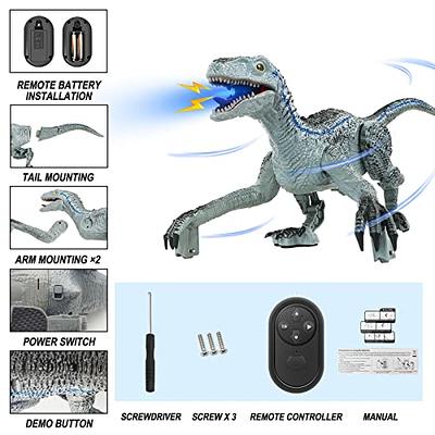 T.V.V.Fashy Remote Control Dinosaur Toys for Kids 3-5, Big Walking