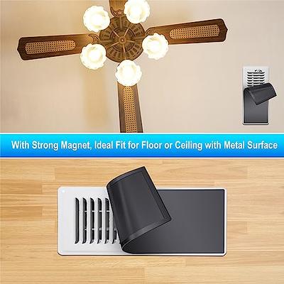 Buy 6 Pack Strong Magnetic Vent Covers for Home Ceiling, 5.5 inch X 12 inch  Vent Covers for Standard Air Registers - for Floor, Wall, RV, Home HVAC, AC  and Furnace Vents