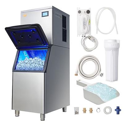 VEVOR Commercial Ice Maker, 550LBS/24H Ice Making Machine with 330.7LBS  Large Storage Bin, 1000W Auto Self-Cleaning Ice Maker Machine with 3.5-inch  LED Panel for Bar Cafe Restaurant Business - Yahoo Shopping