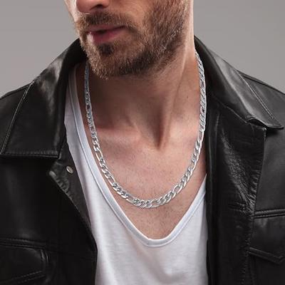 Buy Soni Jewellery Men's Double Coated Popular Stainless Steel Silver Chain  For Men Boys Girls Stylish Chains Necklaces Silver Chain at Amazon.in