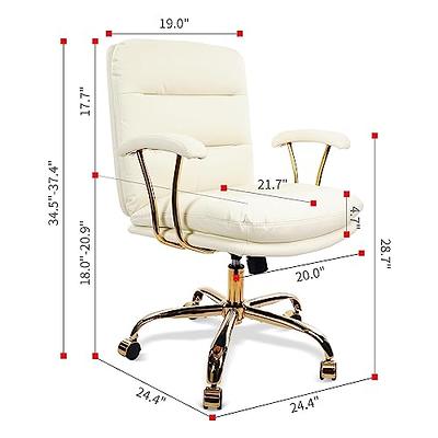 KLASIKA Ergonomic Home Office Desk Chair with Armrests and Casters