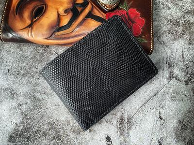 Gift for scorpio Handmade men's leather wallet with engraving Scorpio.