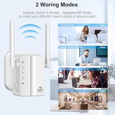 N300 WiFi Booster(U10), WiFi Extenders Signal Booster for Home, Single Band  WiFi Range Extender, Internet Booster, Supports Repeater/Access Point, WPS  Setup, Wall Plug Design, 2.4Ghz Only - Yahoo Shopping