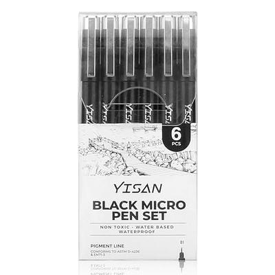  Mr. Pen- Black Fineliners, 0.25mm, 4 Pack, Bible Pens