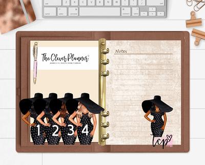 Girl Boss Planner Dashboard Insert for Your PM MM GM Agenda 