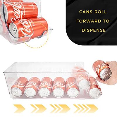 FOOD CAN STORAGE RACK / ROLLING / ALUMINUM / WITH CANS