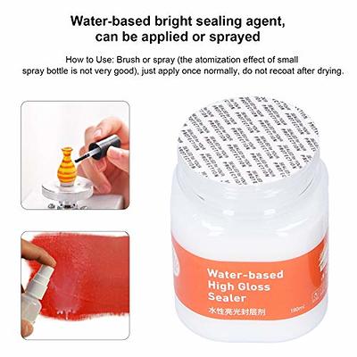 Water‑Based Gloss Sealer Bright Acrylic Acrylic Paint Sealer Painting  Flower Pot Surface Protection 180ml Gloss Sealer Sealing Accessories -  Yahoo Shopping