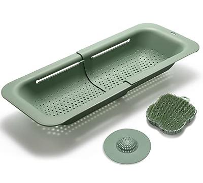 Cheap Kitchen Drain Basket Collapsible Silicone Colander Strainer Foldable  Fruit Vegetable Washing Basin