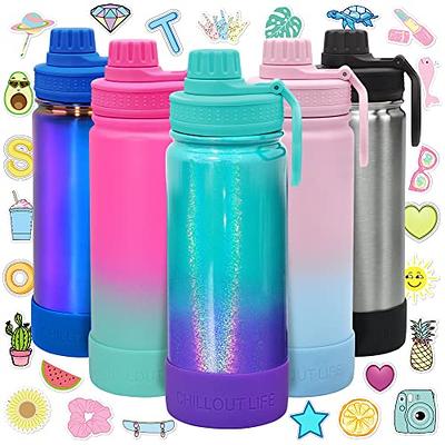 CHILLOUT LIFE 2 Pack Stainless Steel Water Bottle for Kids School: 12