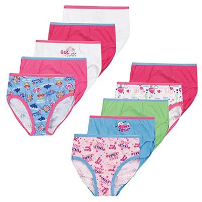 Hanes Girls Size 12 Assorted Cotton Brief Underwear 10 Pack