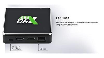  Android TV Box 11.0, X96 X4 Android 11 TV Box 4GB RAM 64GB ROM  Amlogic S905X4 Quad-Core 64bits with Wireless Keyboard, 1000M LAN Dual-WiFi  2.4G/5G Android Box with 8K/6K/AV1/3D/USB 3.0/BT 4.2 
