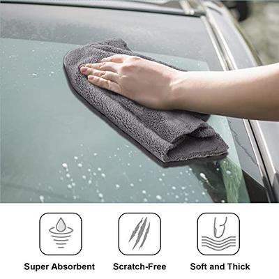 Shimeyao 30 Pcs Edgeless Microfiber Plush Towels for Cars Detailing Drying  Wash Polishing Towel Plush Absorbent Microfiber Plush Microfiber Cleaning  Cloths for Cars, 500 GSM, 16 x 16 Inch (Gray) - Yahoo Shopping