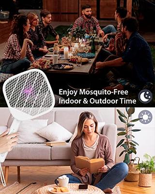 Electric Fly Swatter Racket Fly Zapper - Powerful 4000V Mosquito Zapper  Racket & Night Bug Zapper 2 Modes, Foldable Hanging Standing Handheld  Rechargeable Fly Killer, 3-Layer Safe for Humans Pets - Yahoo Shopping