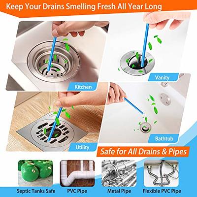 Plastic Drain Clog Cleaner Flexibility Sink Plumbing Cleaning With