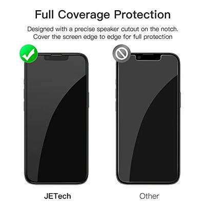 JETech Full Coverage Screen Protector for iPhone 13/13 Pro 6.1-Inch, Black  Edge Tempered Glass Film with Easy Installation Tool, Case-Friendly, HD  Clear, 3-Pack - Yahoo Shopping