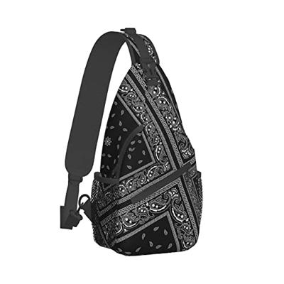 Sling Bag,Crossbody Sling Backpack Bag Paisley Mini Casual