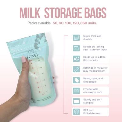 Sherr 500 Count Breastmilk Storage Bags 8 oz Breast Milk Storing Freezer  Bags for Breastfeeding with Pour Spout Thickened Design Leak Proof Double  Seal Self Standing Breastfeeding Storing Bags - Yahoo Shopping