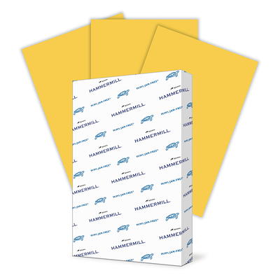 Hammermill Recycled Colored Paper, 20lb, 8-1/2 x 11, Goldenrod, 500